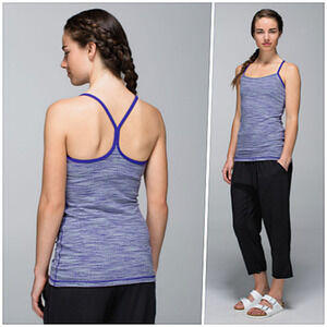 Lululemon Yoga Lightweight Power Y Racerback Tank Purple 6